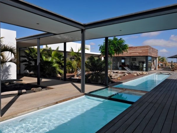 villa minimaliste de luxe aux Canaries