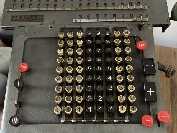 machine à calculer années 60