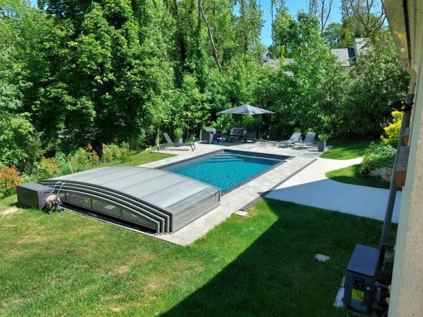 piscine 8x4 dans un espace arboré et sa terrasse de 70 m² et terrain arboré, Photo 2