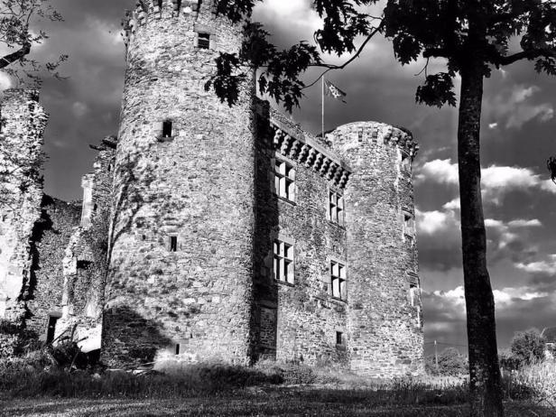 château de Pagax, ruines du XIIIème siècle, Monument Historique, Photo 7