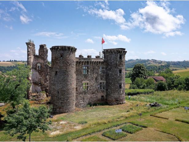 château de Pagax, ruines du XIIIème siècle, Monument Historique, Photo 11